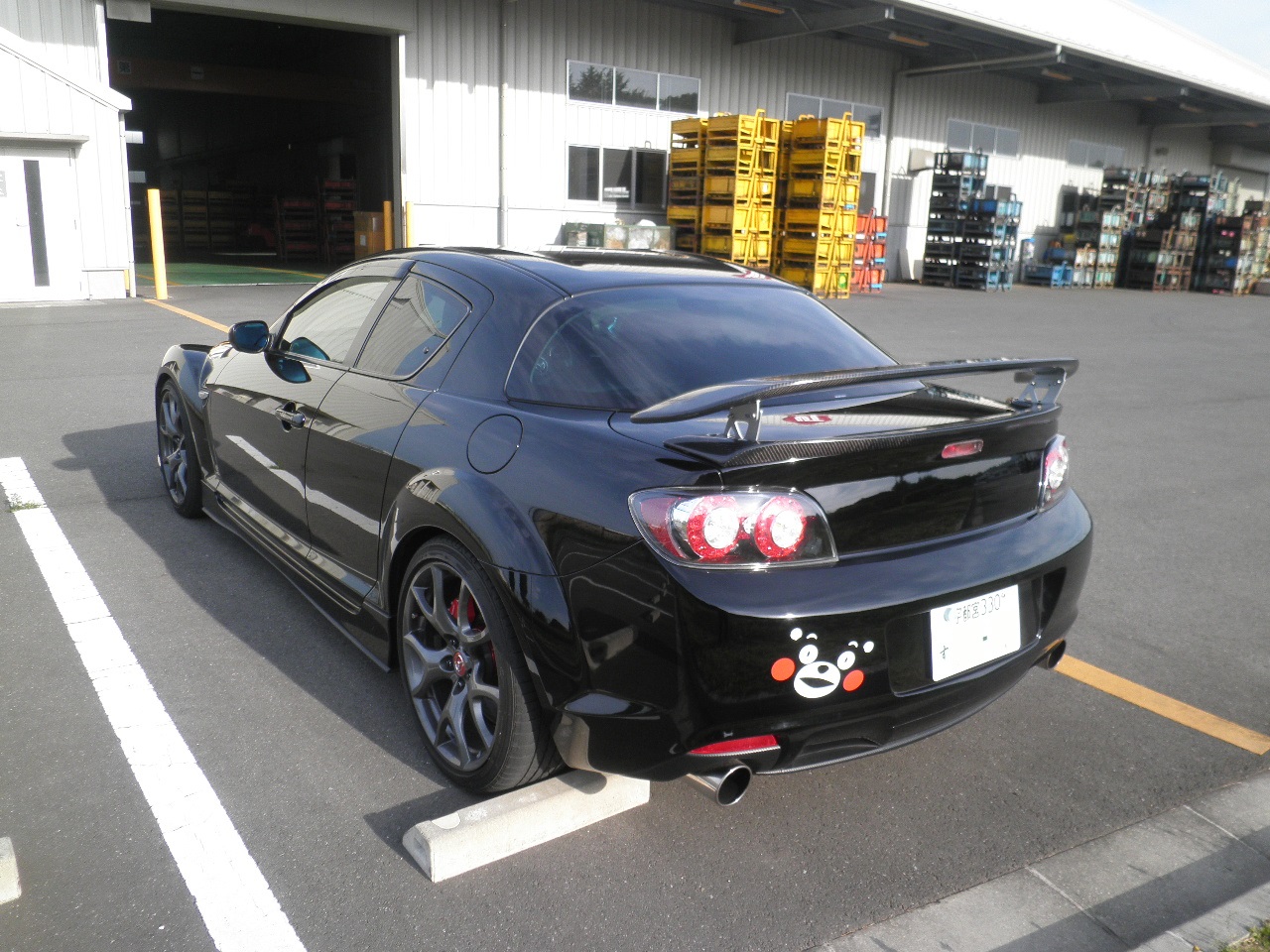 RX-8 リアスポイラー カーボン - 外装、エアロパーツ