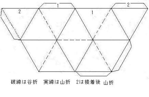 正四面体に正四面体が載って出来たテトラポッドのような多面体 多面体紙工作で数学を楽しむ 行動の記録 楽天ブログ