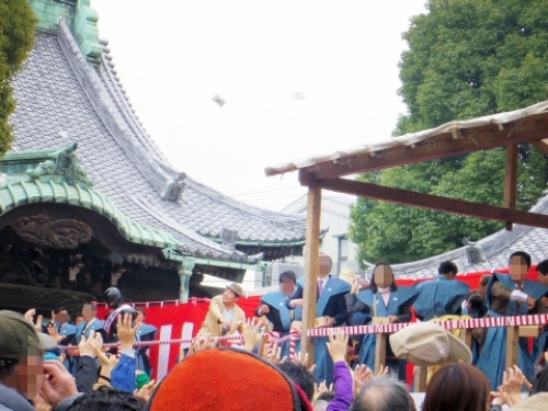 葛飾 柴又帝釈天 節分 豆まき 画像 2014010.jpg