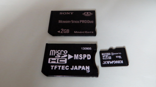 メモリースティック Pro Duo 変換アダプタでmicrosdカードを再利用 Pspで動作確認 のらpのぬいぐるみ部屋 楽天ブログ