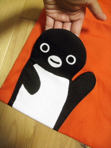 Suicaのペンギン会議用バッグ(オレンジ)04.jpg