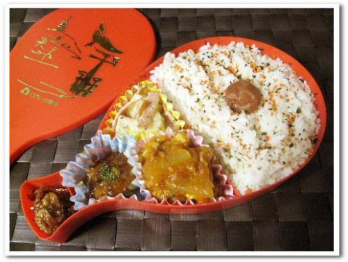 しゃもじかきめしの弁当箱を活用してみた.jpg