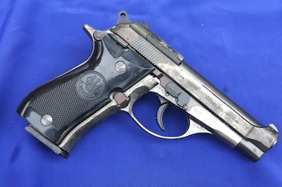MG276 マルシン ベレッタ M84 メタルフィニッシュ ダメージ