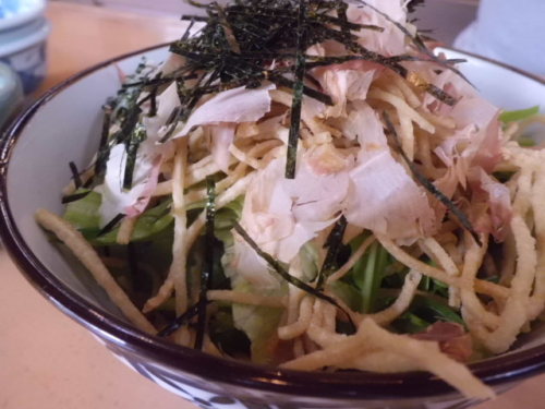 揚げそばサラダCIMG1731.JPG