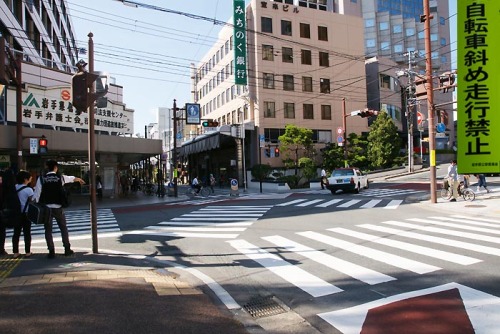 多難 サンビル前 盛岡地裁前歩車分離交差点 盛岡自転車事情 楽天ブログ