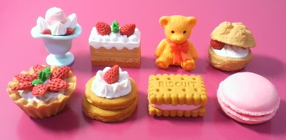 午後の紅茶 ヨーロピアンスタイル ミニチュア消しゴム 画像