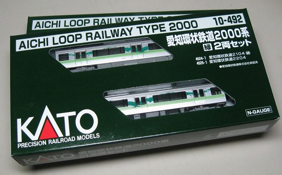 Ｎゲージ、KATOの愛知環状鉄道２０００系（緑）。 | 鉄道・クルマ 