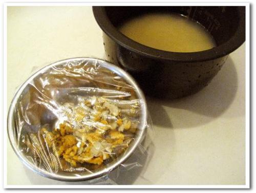 いちご煮 炊き込みご飯 岩手県 缶詰 いちご煮缶 お取り寄せ 味 画像 作り方 ウニとアワビの潮汁 011.jpg