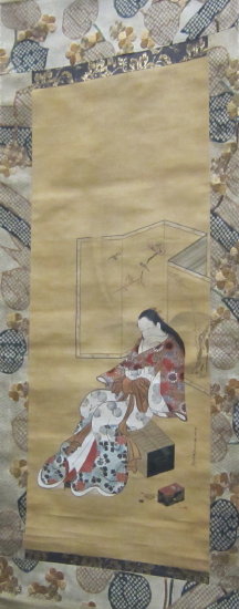 大型セールや時期 東博（1/2～）1：宮川長春の美人画『遊女聞香図』 又兵衛 | 絵画