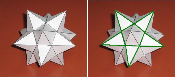 small stellated dodecahedron（小星型12面体）紙模型の製作 | 多面体紙工作で数学を楽しむ - 行動の記録 - 楽天ブログ