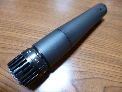 楽器用マイクの定番『SHURE SM57』 | 元海外在住夫婦のお買い物