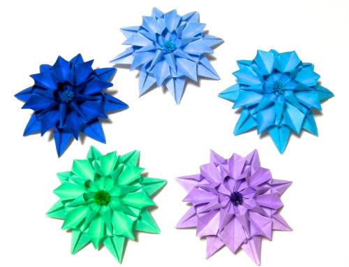 あじさい 折り紙 立体 作り方 紫陽花の折り紙まとめ 立体で難しい折り方から簡単な折り方まで