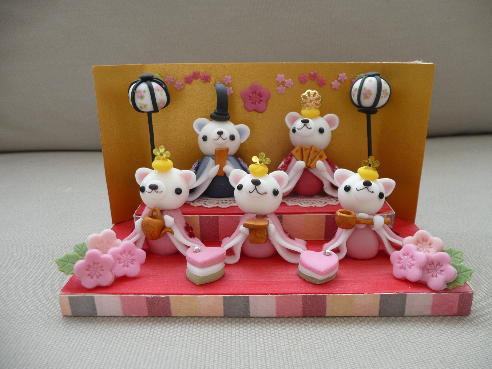 ふうちんのミニチュア粘土