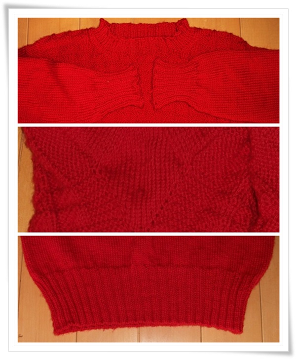 Knit＞三國さんのガンジーセーター-７〔完成/仮〕 | Biwaのつぶやき