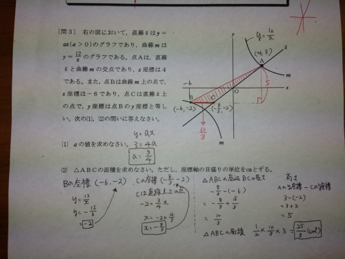 中2 中3 数学 合否分岐点の問題 坂東市進学塾 スタディ ポート 港日記 楽天ブログ