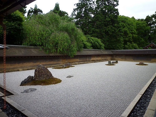 世界文化遺産 龍安寺1 エリザベス女王に唯一ご紹介した寺院 京都観光をご案内して学んだ事 楽天ブログ