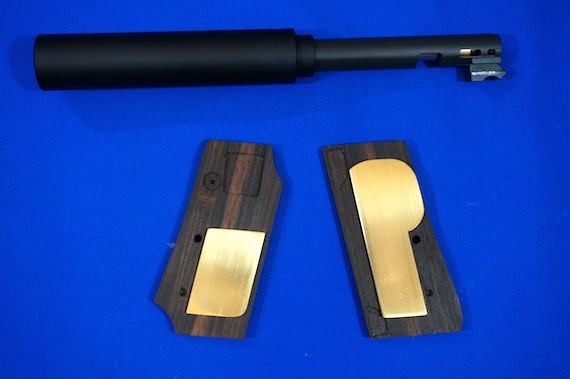 WA ベレッタM1934用サイレンサー&バレル&木製グリップ WA ベレッタM1934用サイレンサー&バレル&木製グリップ
