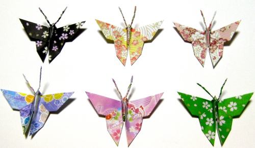 100均の折り紙で折る 蝶 ヒヨコ Kawaiiiroiroのブログ 楽天ブログ