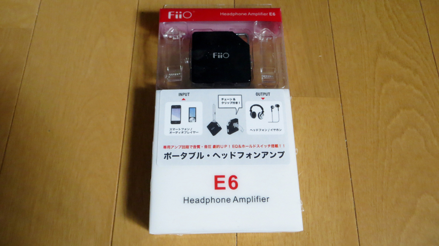 fiio コレクション ヘッドフォンアンプ e6