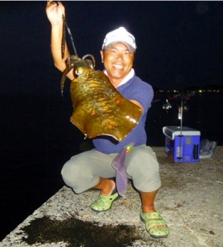 行ってきました アオリイカ釣り 夏アオリキロアップ出た 編 アオリイカ釣り奮闘記 楽天ブログ