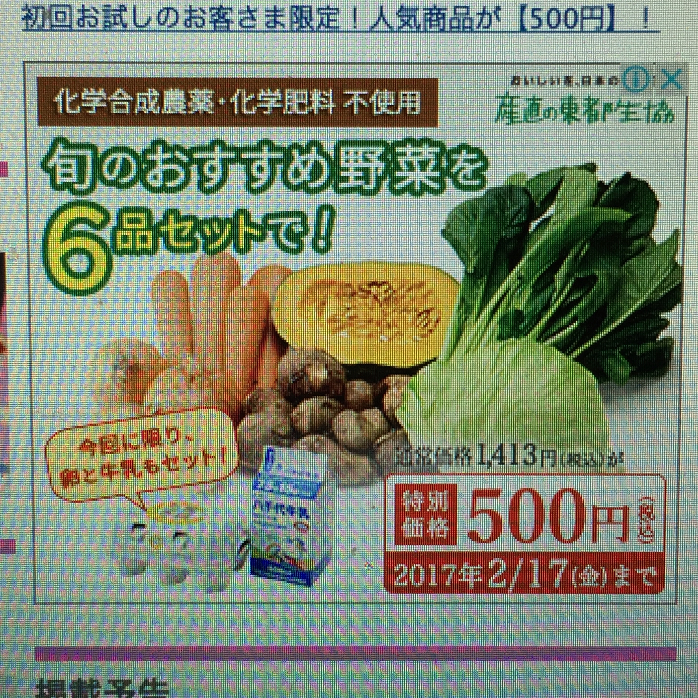 東都生協お試しセット500円 野菜６品目 卵６個 牛乳500ml 楽天お買い物日記 楽天ブログ