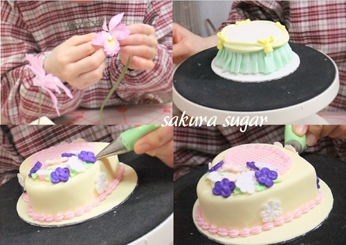 カトレアのケーキ ｼｭｶﾞｰｸﾗﾌﾄ ﾗｯﾋﾟﾝｸﾞ教室 さくらしゅがー館 楽天ブログ
