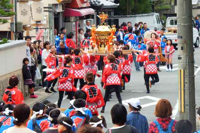 神輿を追いかけて～六地蔵・・女ひとり～・・御香宮神社の祭り