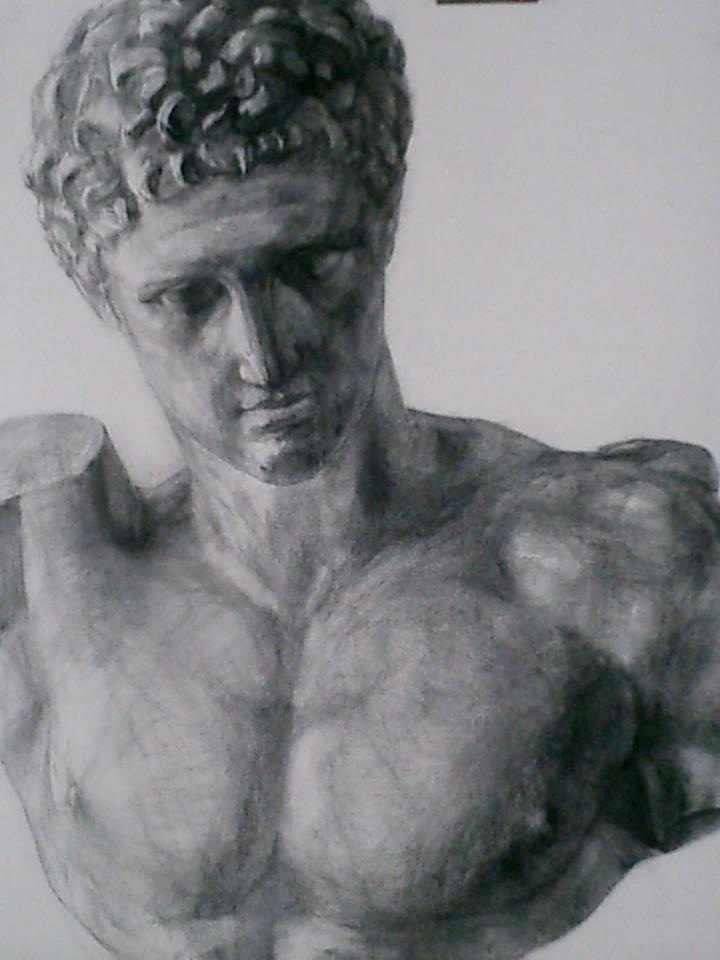 石膏デッサンについて | パステル画制作日記 - 楽天ブログ