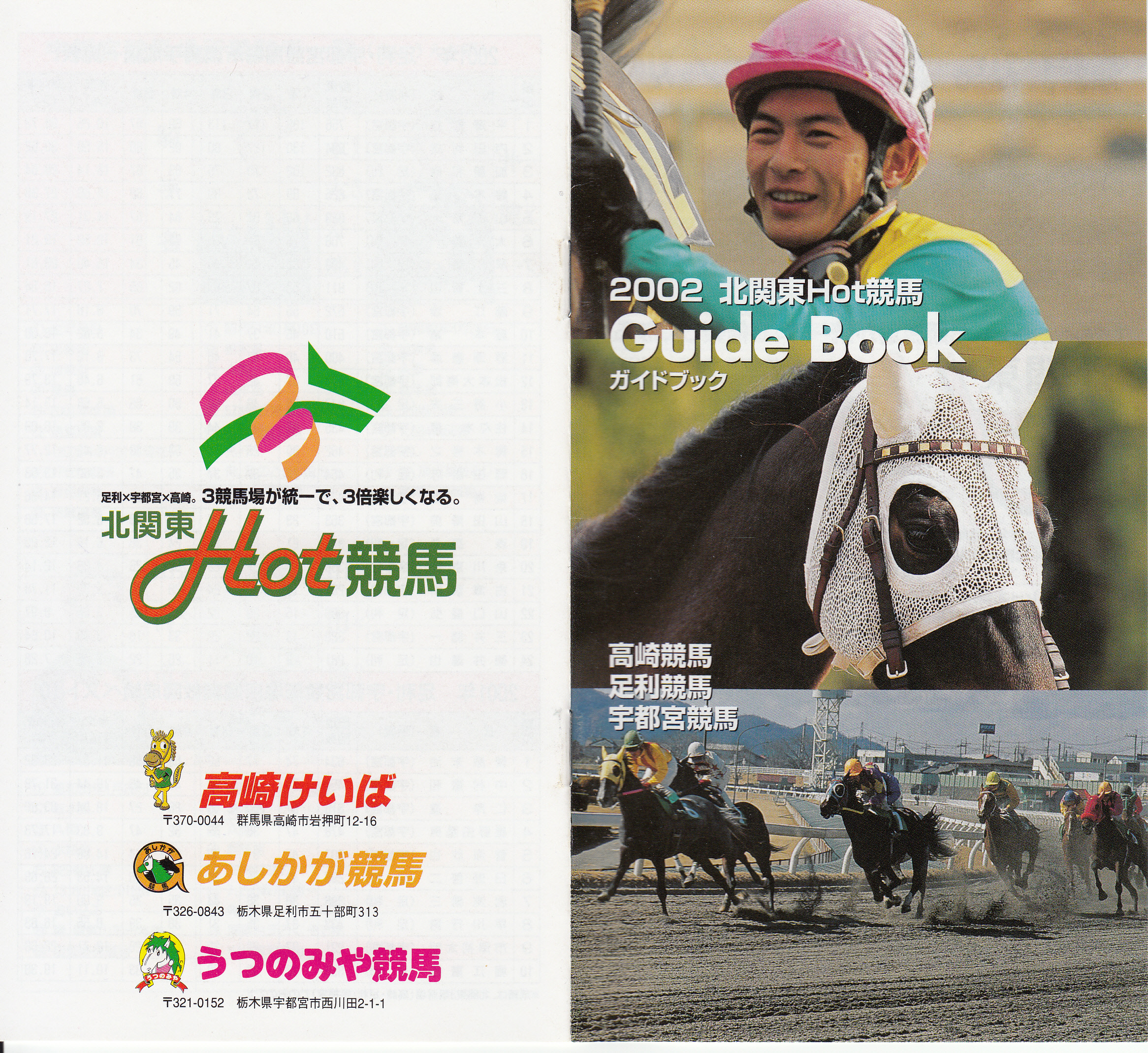 北関競馬ガイドブック２００２年】 高崎・足利・宇都宮 | 白い稲妻・多摩の黒酢（たまの くろす） ほぼ競馬なブログ since 2006 - 楽天ブログ