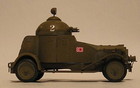 日本海軍陸戦隊クロスレイM25 装甲車 日本海軍 陸戦隊 ヴィッカース・クロスレイ M25 4輪装甲車