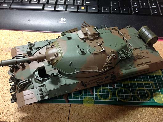 陸上自衛隊74式戦車～マインローラー
