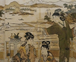 Kitagawa Utamaro（喜多川歌麿） 喜多川歌麿「青楼十二時 卯ノ刻