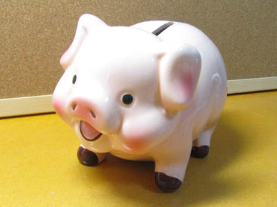 ブタの貯金箱 | 飛べそうで飛べない日常 - 楽天ブログ