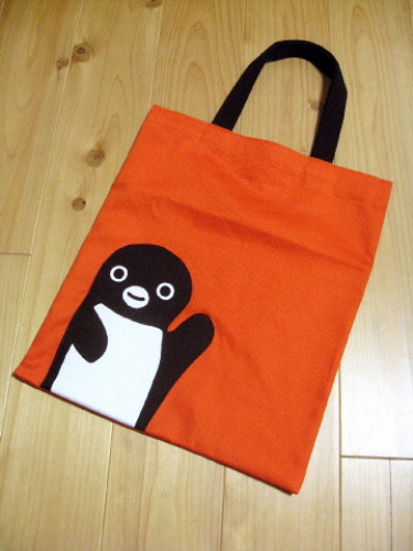 Suicaのペンギン会議用バッグ(オレンジ).jpg