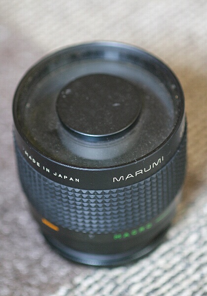 日本に MARUMI 500mm 1:8 MIRROR LENS マルミ ミラーレンズ レンズ