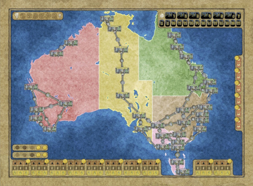 ゲーム紹介 電力会社 オーストラリア インド亜大陸 Power Grid Australia Indian Subcontinent 今日もプレイミス 楽天ブログ