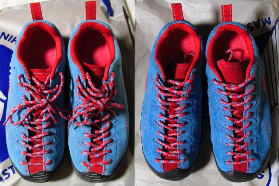 日本製品keen jasper キーン　ジャスパー　saxe blue/red 靴