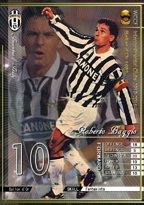 WCCF バロンドール特集 第８弾 ロベルト・バッジョ（Roberto Baggio 