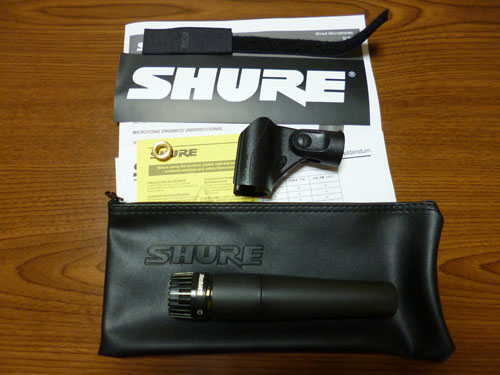 楽器用マイクの定番『SHURE SM57』 | 元海外在住夫婦のお買い物日記 