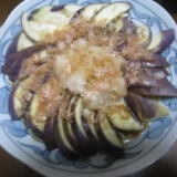 簡単ナスのレンジ蒸し