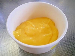 レンジで簡単☆レモンチョコカスタードクリーム