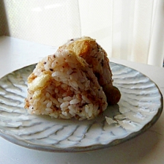 松山揚げのきつねおにぎり