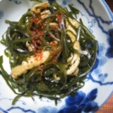 切り昆布と揚げの煮物