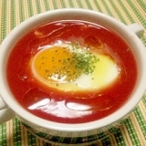 朝食、夜食に♪ とろ~りたまご inトマトスープ♪