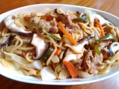 ★しいたけたっぷりの中華風焼きそば★