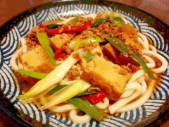 和風♪ 厚揚げあんかけうどん☆
