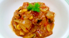 カレー風味のラタトゥユ風