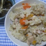 地鶏の炊き込みご飯