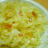 キャベツのぺペロンチーノ♪キャベツの消費にも!