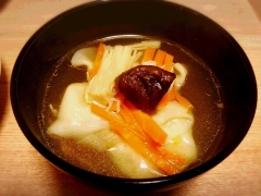 超簡単! サンラータン風♪餃子スープ☆